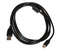 Кабель USB - USB Type-C 1.8 м Atcom Black