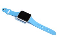 Умные часы SmartWatch A1 Blue, цветной сенсорный экран 1.54', совместимость iOS