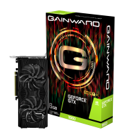 Видеокарта GeForce GTX 1660, Gainward, Ghost OC, 6Gb DDR5, 192-bit, DVI HDMI DP,