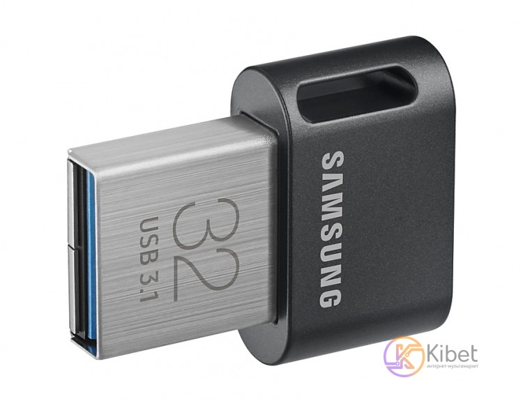 USB 3.1 Флеш накопитель 32Gb Samsung Fit Plus, Titanium Gray (MUF-32AB APC)