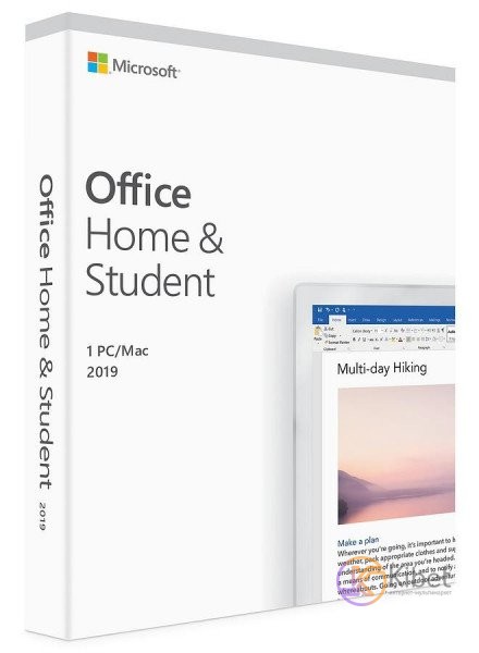 Программное обеспечение MS Office 2019 Home and Student English Medialess (79G-0