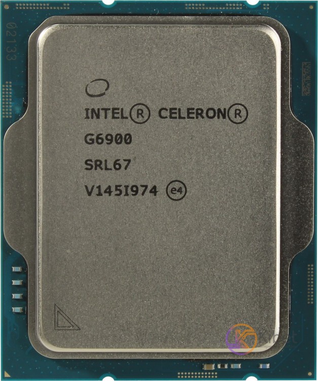 Процессор Intel Celeron (LGA1700) G6900, Tray, 2x3.4 GHz (2 потока), UHD Graphic