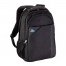 Рюкзак для ноутбука 16' Riva Case 8160, Black, полиэстер, 39х25.5х5 см