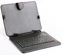 Чехол-подставка 9.7' HQ-Tech LH-SKB0901U, Black, с USB клавиатурой, microUSB