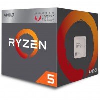 Процессор AMD (AM4) Ryzen 5 2400G, Box, 4x3,6 GHz (Turbo Boost 3,9 GHz), Radeon