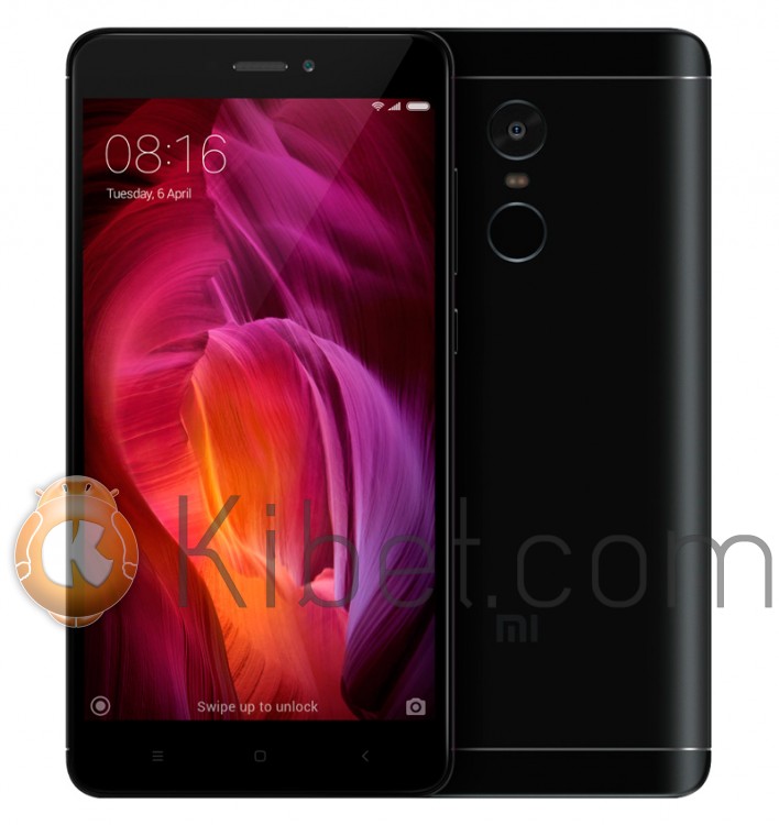 Смартфон Xiaomi Redmi Note 4 Black 3 32 Gb, 2 Sim, сенсорный емкостный 5.5' (192