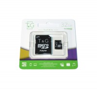 Карта памяти microSDHC, 32Gb, Class10, Strontium, SD адаптер (SR32GTFC10A)
