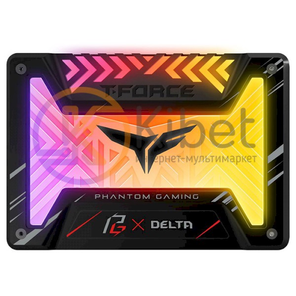 Твердотельный накопитель 250Gb, Team T-Force Delta Phantom Gaming RGB, SATA3, 2.