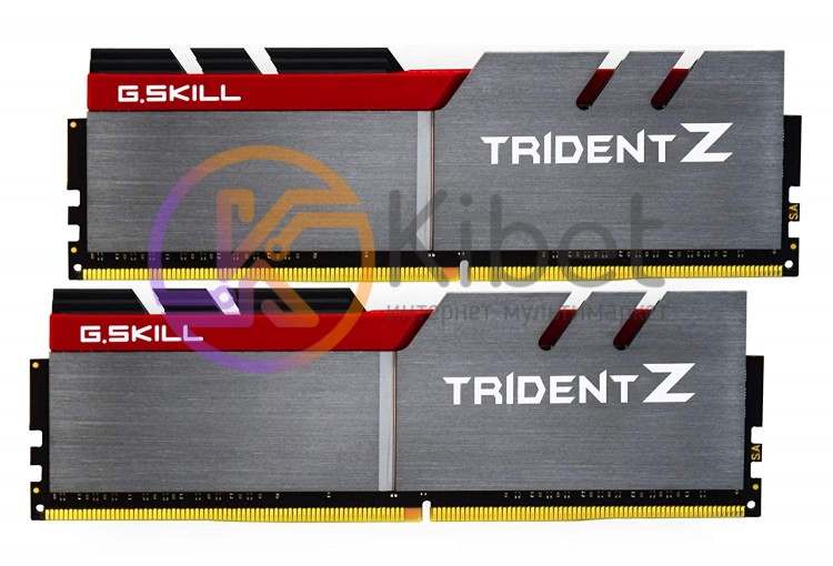 Модуль памяти 16Gb x 2 (32Gb Kit) DDR4, 3000 MHz, G.Skill Trident Z, Gray, 14-14