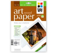 Фотобумага ColorWay 'Art', матовая, с тесненной фактурой имитации дерева, Letter