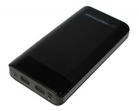 Универсальная мобильная батарея 17400 mAh, Esperanza 'Photon', Black, 2xUSB, 5V