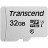 Карта памяти microSDHC, 32Gb, Class10 UHS-I U1, Transcend 300S, без адаптера, R9