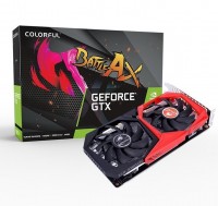 Видеокарта GeForce GTX 1650, Colorful, 4Gb DDR6, 128-bit, DVI HDMI DP, 1710 1200