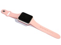 Умные часы SmartWatch A1 Pink, цветной сенсорный экран 1.54', совместимость iOS