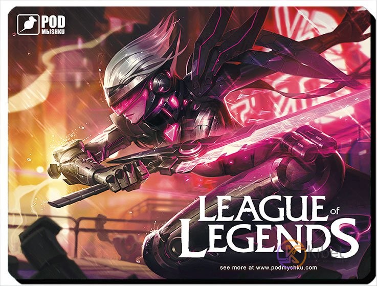 Коврик Pod Mishkou 'League of Legends', полиэстеровая ткань, 260x195x2 мм