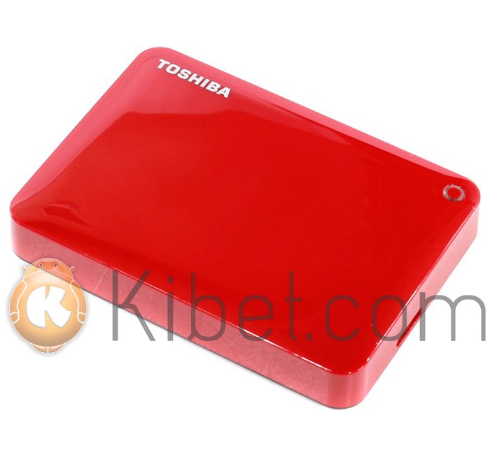 Внешний жесткий диск 2Tb Toshiba Canvio Connect II, Red, 2.5', USB 3.0 (HDTC820E