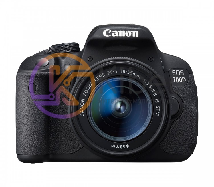 Зеркальный фотоаппарат Canon EOS 700D Black + объектив 18-55 DC III