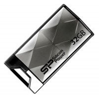 USB Флеш накопитель 32Gb Silicon Power Touch 850 Titanium SP032GBUF2850V1T