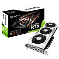 Видеокарта GeForce RTX 2070 OC, Gigabyte, GAMING OC WHITE, 8Gb DDR6, 256-bit, HD
