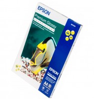 Фотобумага Epson, глянцевая, A4, 255 г м?, 50 л, Premium Series (C13S041624)