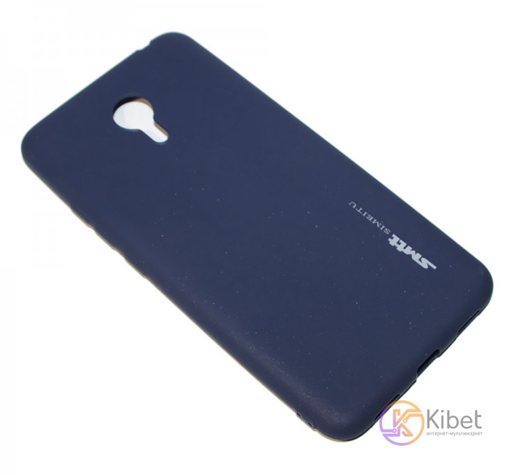 Накладка силиконовая для смартфона Meizu M3 Note, SMTT matte, Dark blue