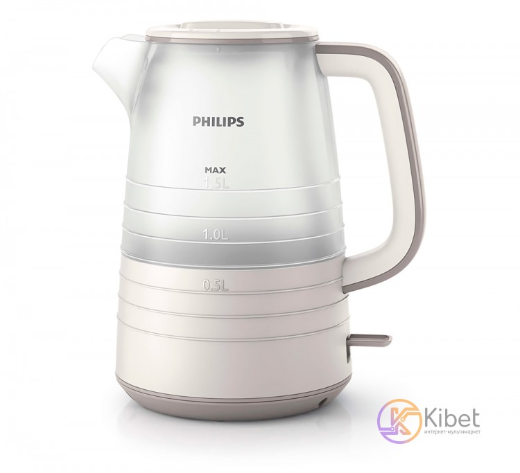 Чайник Philips HD9336 21 White, 2200W, 1.5 л, дисковый, пластик