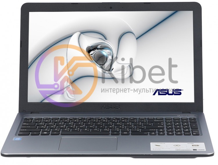 Ноутбук 15' Asus X540MA-GQ012 Grey 15.6' матовый LED HD (1366x768), Intel Celero