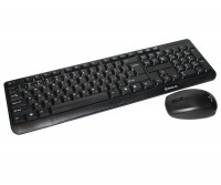 Комплект REAL-EL Standard 555 Kit Wireless (клавиатура+мышь) Black, USB