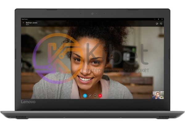 Ноутбук 15' Lenovo IdeaPad 330-15IKB (81DC00QRRA) Onyx Black 15.6' матовый LED F
