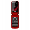 Мобильный телефон Ergo F244 Shell Red, 2 Sim, 2.4' TFT 240*320, MicroSD (Max 16G