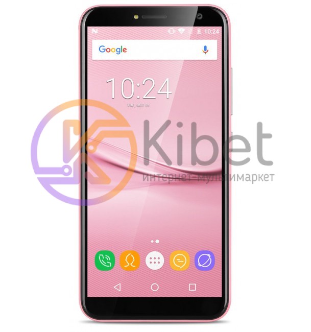 Смартфон Oukitel C8 Pink, 2 MicroSim, сенсорный емкостный 5.5' (1280x640) IPS, M
