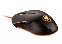 Мышь Cougar Minos X2 Black, USB, игровая, 3000 dpi, оранжевая подсветка (Minos X