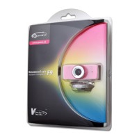 Web камера Gemix F9 Pink, 1.3 Mpx, 640x480, USB 2.0, встроенный микрофон