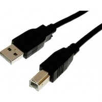 Кабель USB - USB BM 3 м Cablexpert Black (CCF-USB2-AMBM-10)