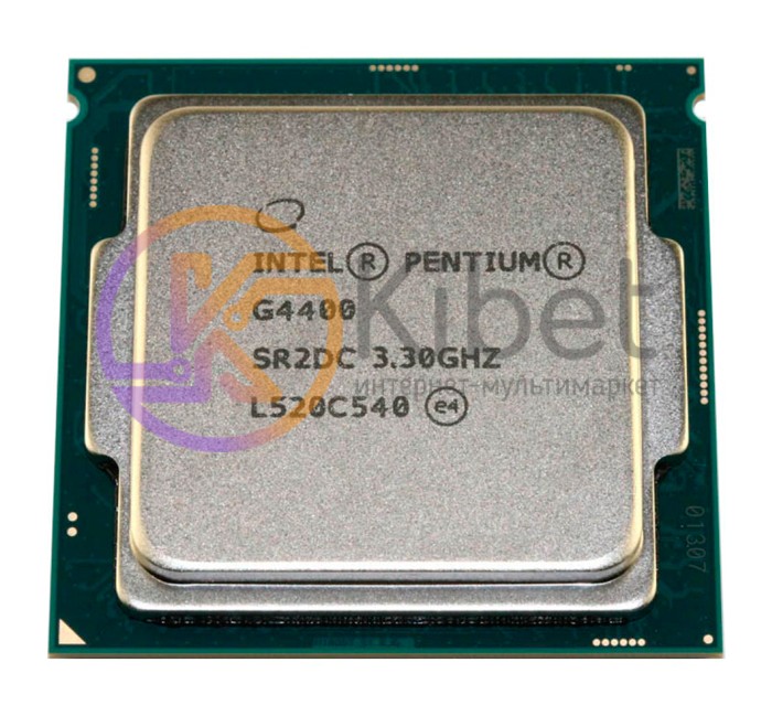Процессор Intel Pentium (LGA1151) G4400, Tray, 2x3.3 GHz, HD Graphic 510 (1050 M