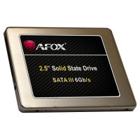 Твердотельный накопитель 60Gb, AFOX, SATA3, 2.5', MLC, 510 288 MB s (AFSN25BW60G
