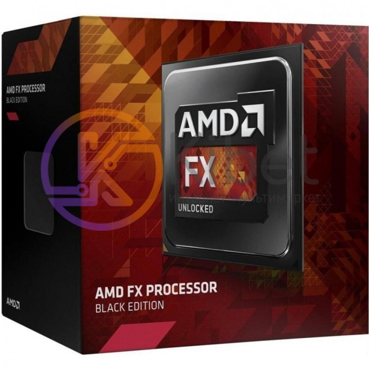 Процессор AMD (AM3+) FX-8370, Box, 8x4,0 GHz (Turbo Boost 4,3 GHz), L3 8Mb, Vish
