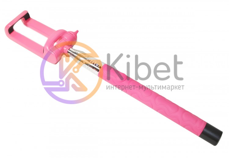 Палка для селфи KjStar, Pink, Bluetooth (Z06-03)