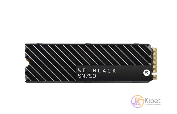 Твердотельный накопитель M.2 500Gb, Western Digital Black SN750, PCI-E 4x, 3D TL