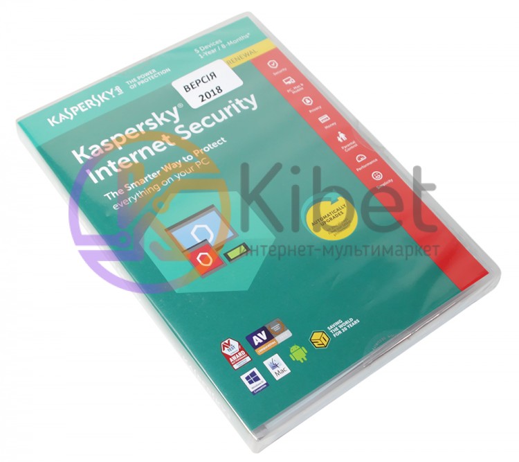 Антивирусная программа Kaspersky Internet Security Multi-Device 2018, 5 Device 1