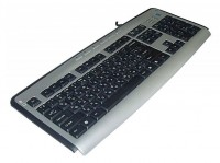 Клавиатура A4tech KL-23MUU X-slim USB доп.USB и разъём д наушников, 6 прогр кн