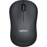 Мышь Logitech M220 Silent, Gray Black, USB, беспроводная, оптическая, 1000 dpi,