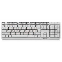 Клавиатура REAL-EL Standard 500 White, USB, стандартная