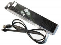 Кабель Remax USB 2.0 Shell Lightning black, for Apple (RC-040i)