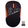 Мышь A4Tech G3-300N Black+Orange, USB V-TRACK, Wireless