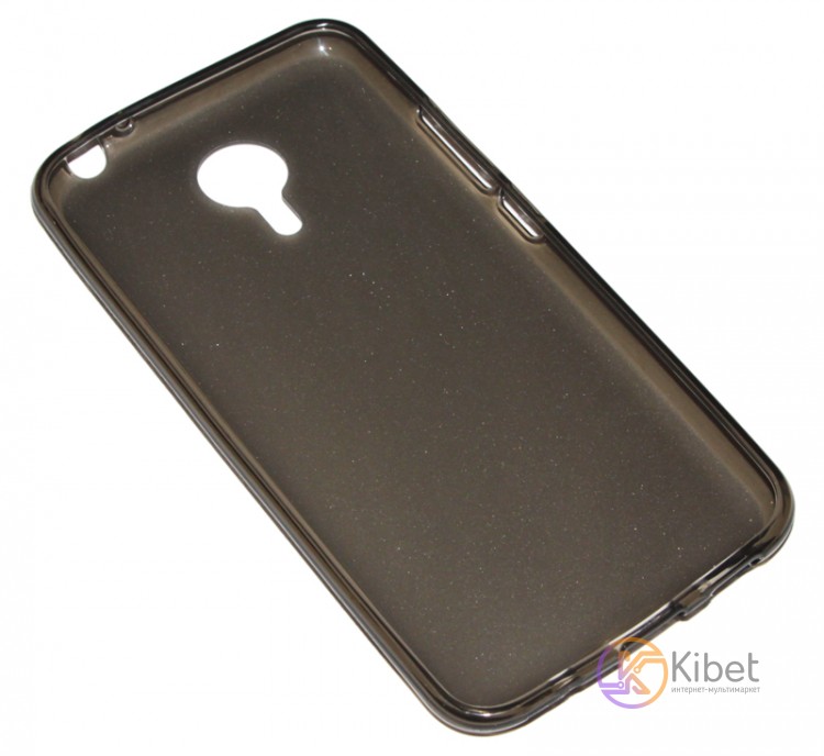 Накладка силиконовая для смартфона Meizu MX5 Dark Transparent