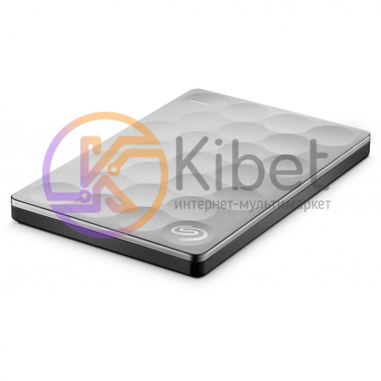 Внешний жесткий диск 1Tb Seagate Backup Plus Ultra Slim Platinum, Silver, 2.5',