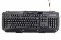 Клавиатура Gembird KB-UMGL-01-UA игровая программируемая клавиатура, USB, Black