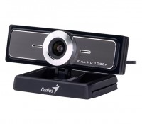 Web камера Genius WideCam F100 Black, 2.0 Mpx, 1920x1080, USB 2.0, встроенный ми