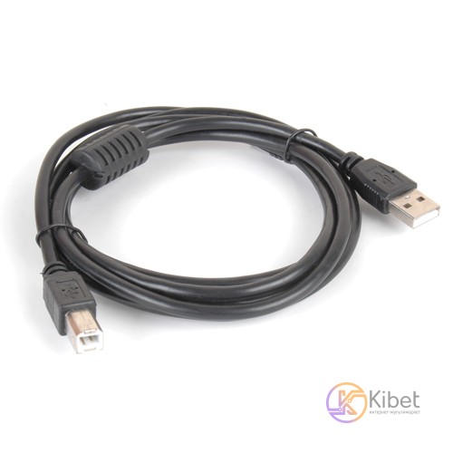 Кабель USB 2.0 - 1.8м AM BM Gemix черный GC1614 с ф фильтром